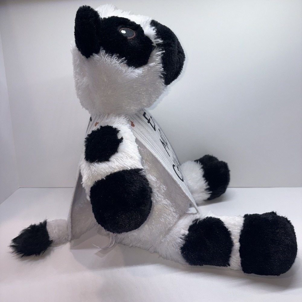 Chick-fil-A Eat Mor Chikin Cow Plush Stuffed Animal 2021 Black White Red - Picture 7 of 12